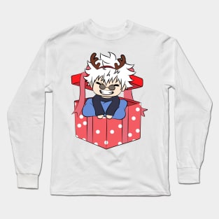 Christmas_Anime_Manga_Gojo Long Sleeve T-Shirt